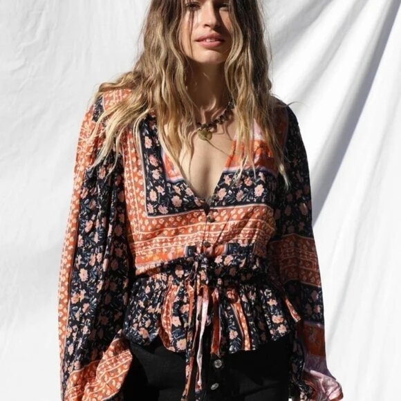 Jen's Pirate Booty | Roma Tarot Top in Rust - Picture 4 of 8